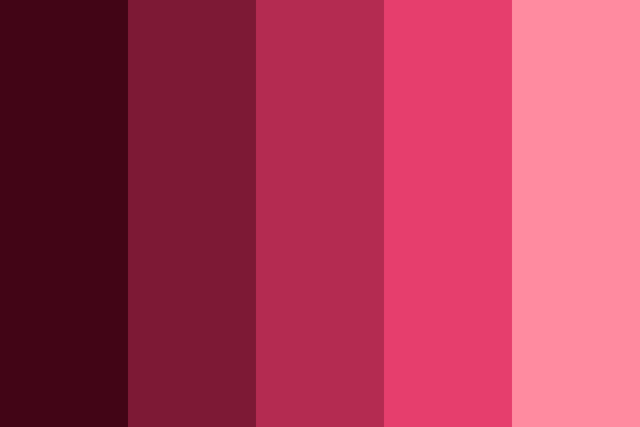 Maroon Party Color Palette