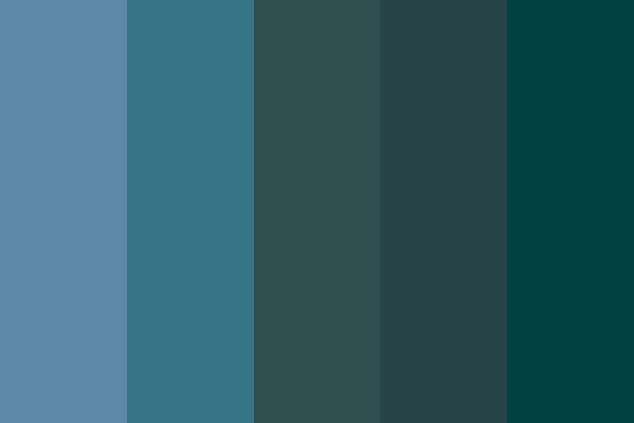 Blue-Green Color Palette
