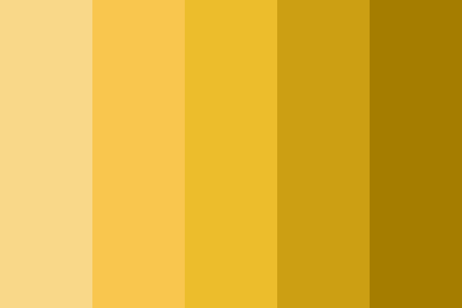 24 Shades of Yellow Color Palette –