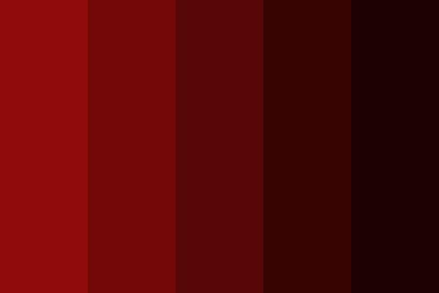 Streaming Red Color Palette