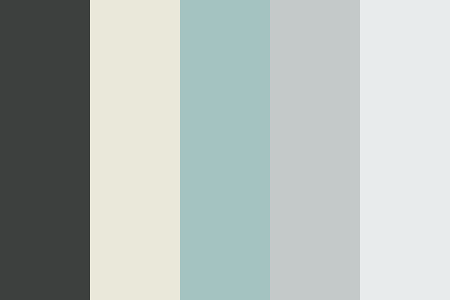 Grey shades color palette