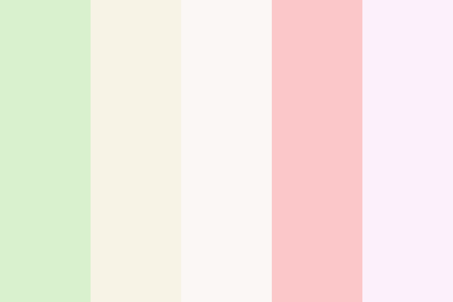 Anime character color palette