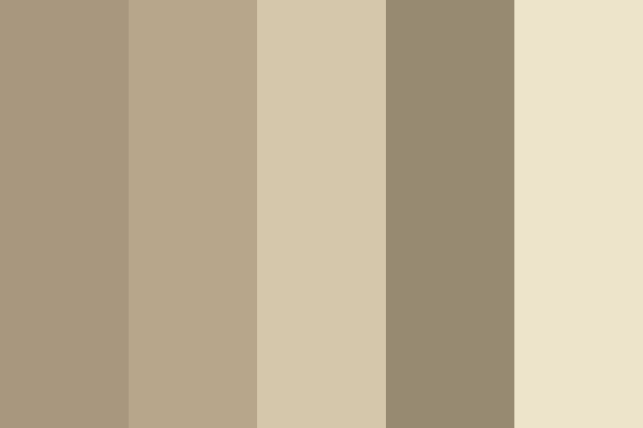 Coffee & Cream colour palette