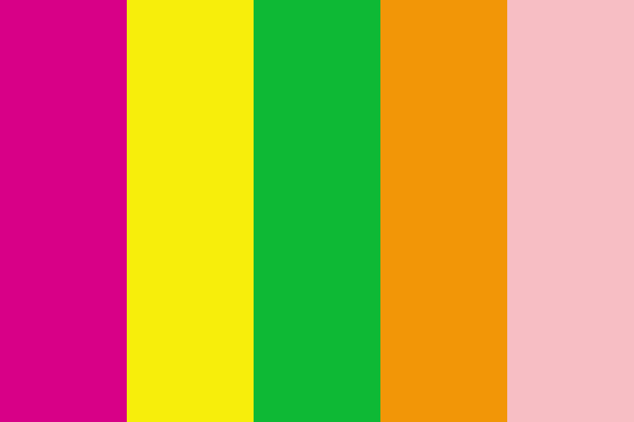 LOONA Representative Colors Part 1 color palette