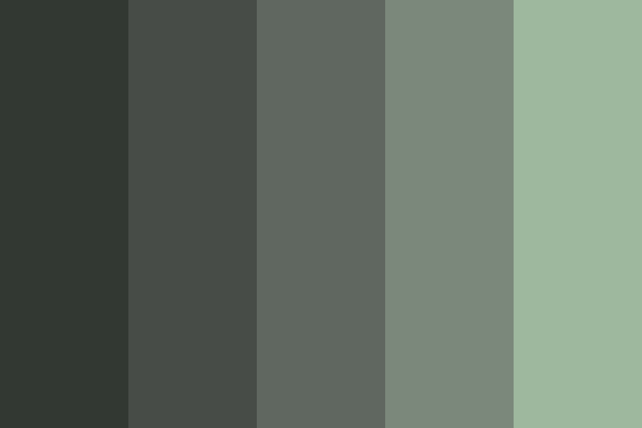 Mossy Gardens color palette
