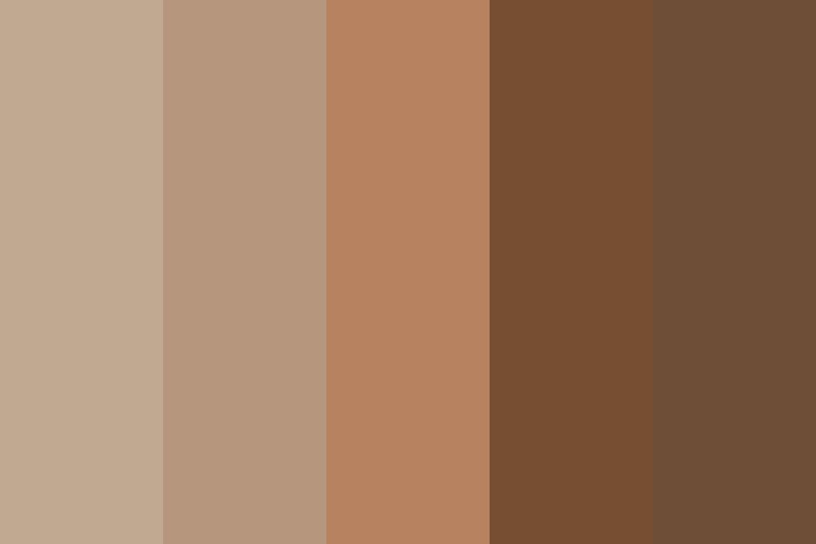 soft brown aesthetic Color Palette