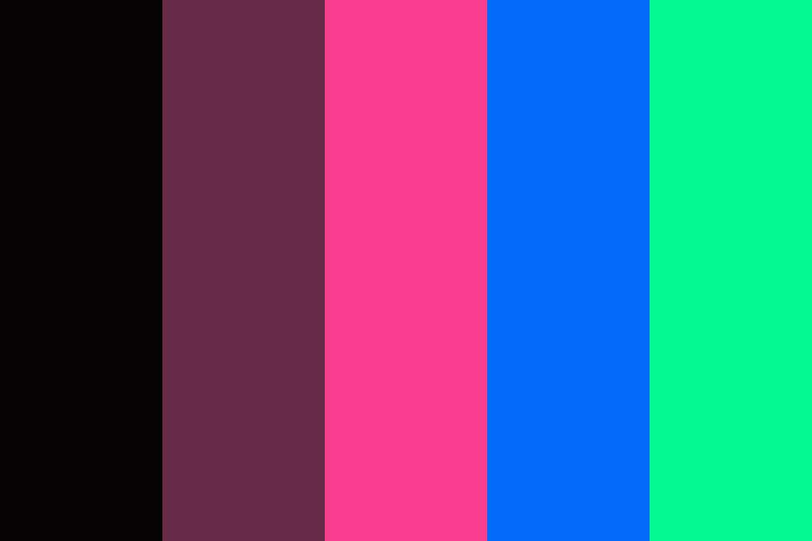 NCT DREAM - GLITCH MODE color palette