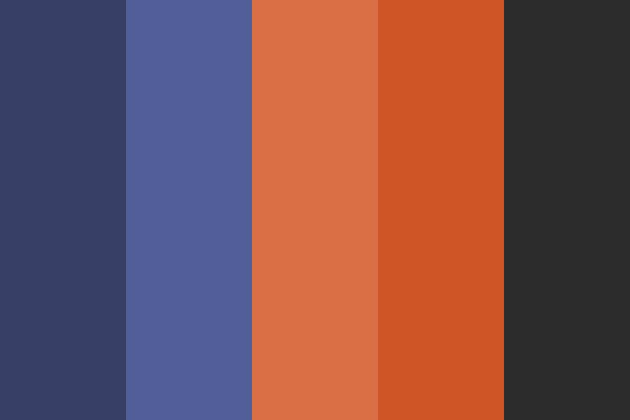 Midnight Fire color palette