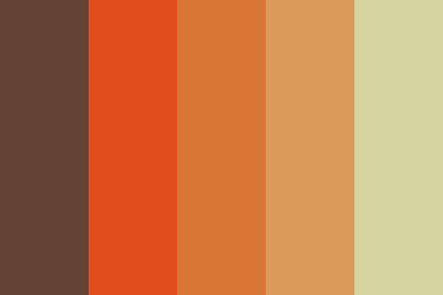 pumpkin parade color palette