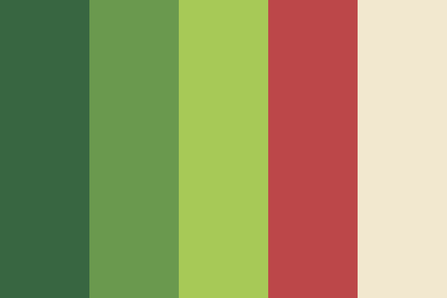 cactus in the sand color palette
