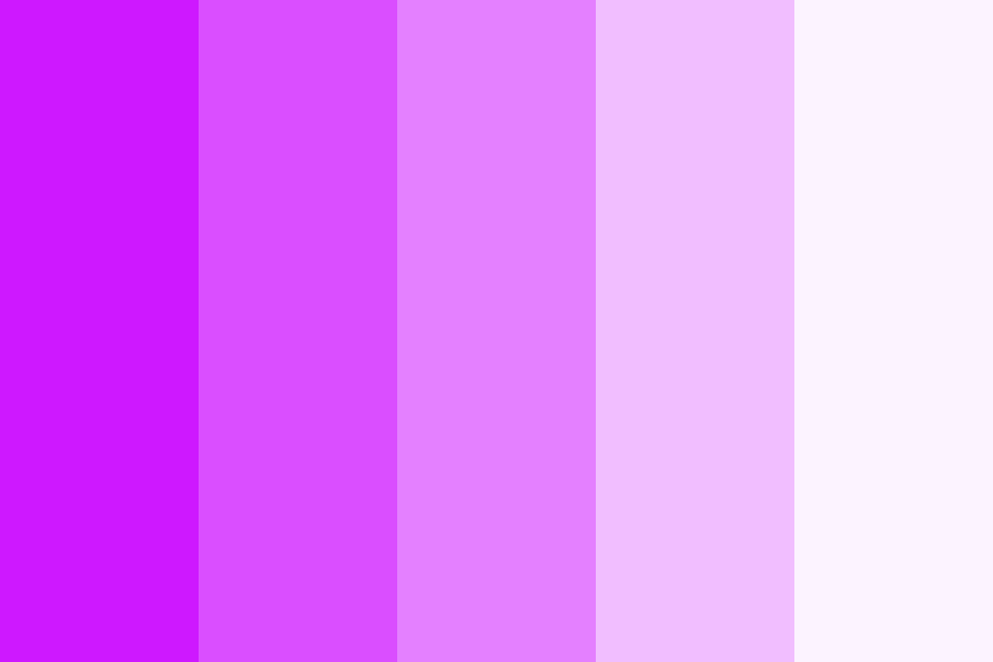 Fluorescent  Grape color palette