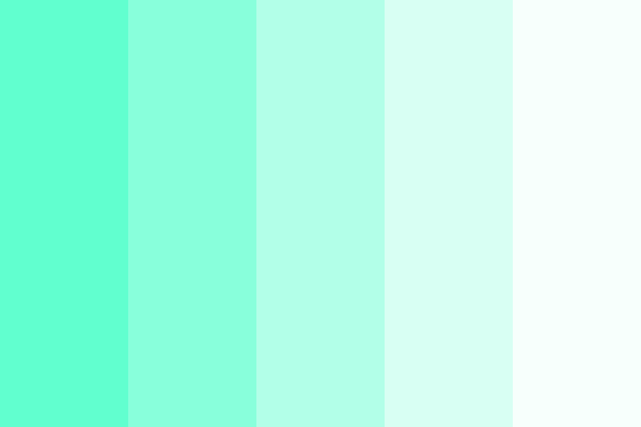 Electric Aquamarine color palette