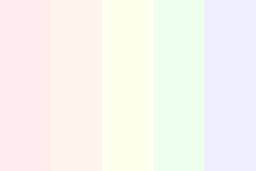 Very  Pale  Rainbow color palette