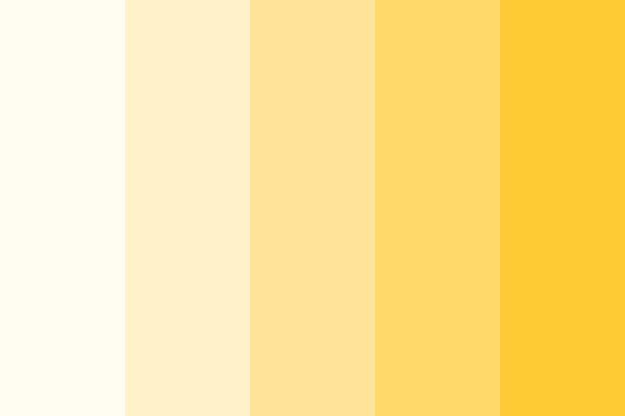Fluorescent Sunglow color palette
