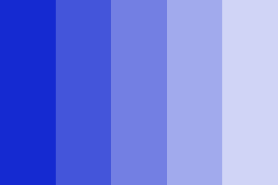 Voodoo Blue color palette