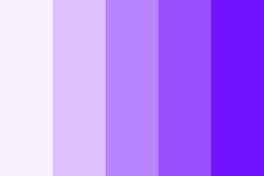 Blacklight Violet Color Palette