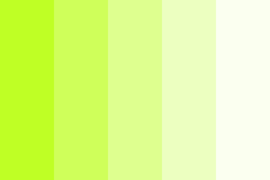 Phosphorescent Puke color palette