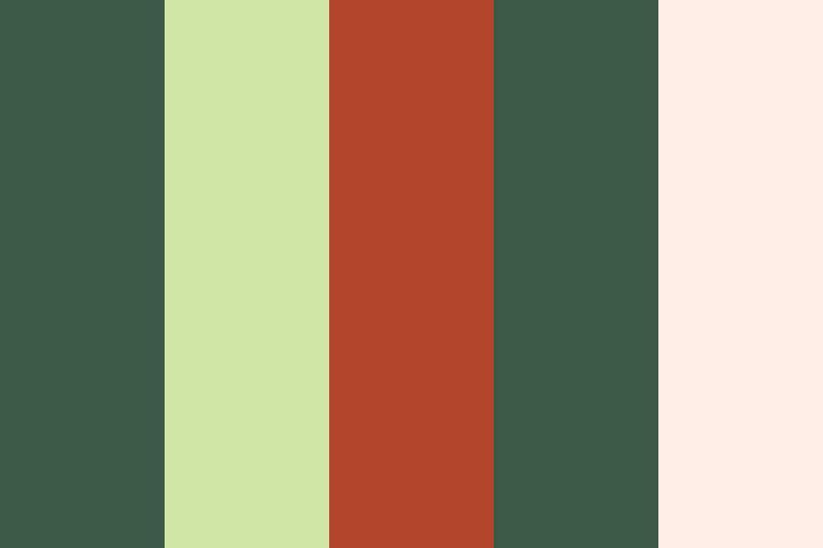 christmas banner color palette