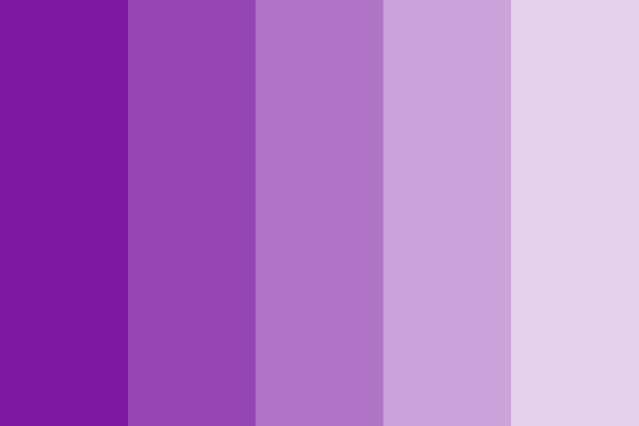 Pearlescent Purple Color Palette