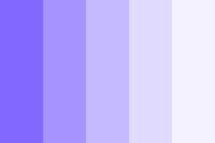 Bioluminescent Lavender color palette