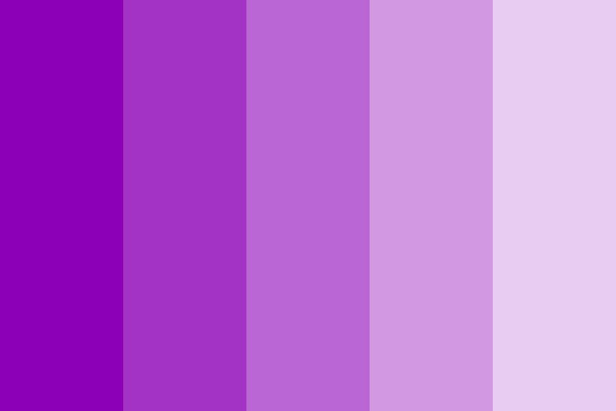 Voodoo Purple color palette