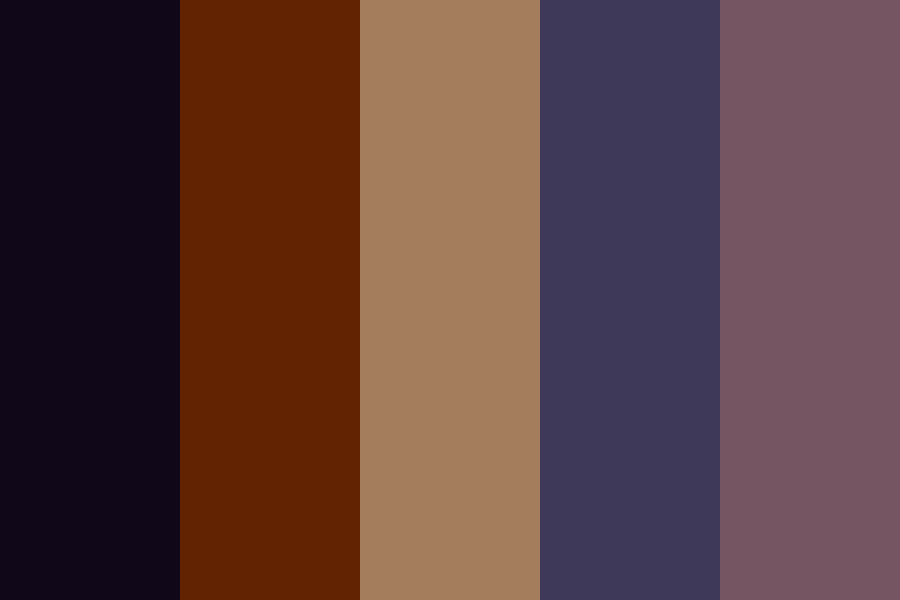 Raisin color palette