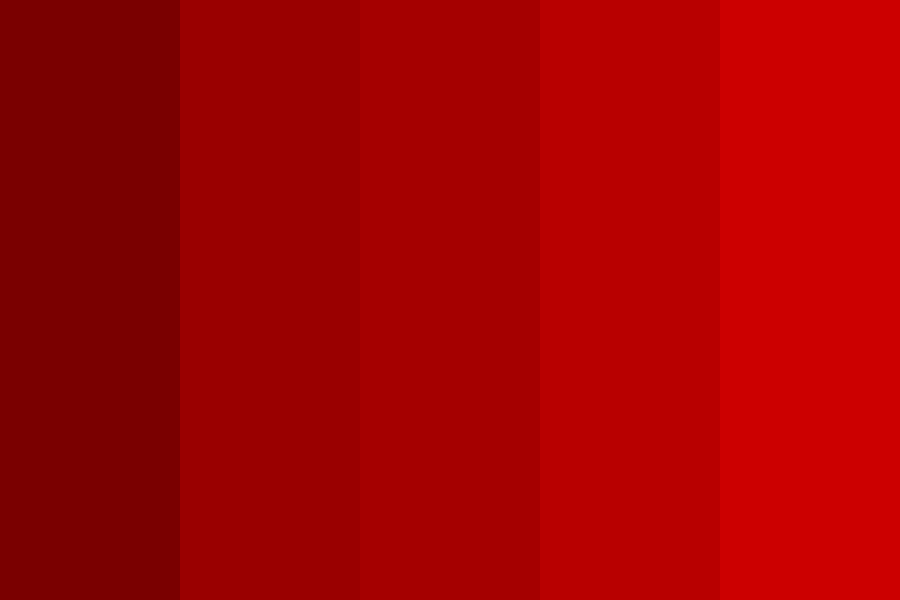 Thebestred color palette