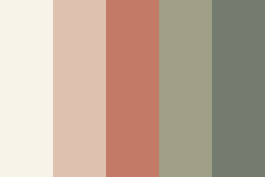 Terracotta and Sage Color Palette