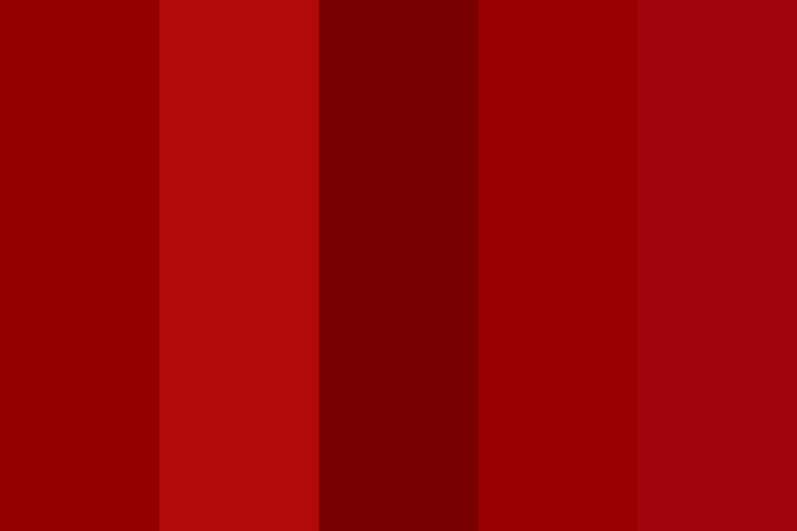 New Reds Color Palette