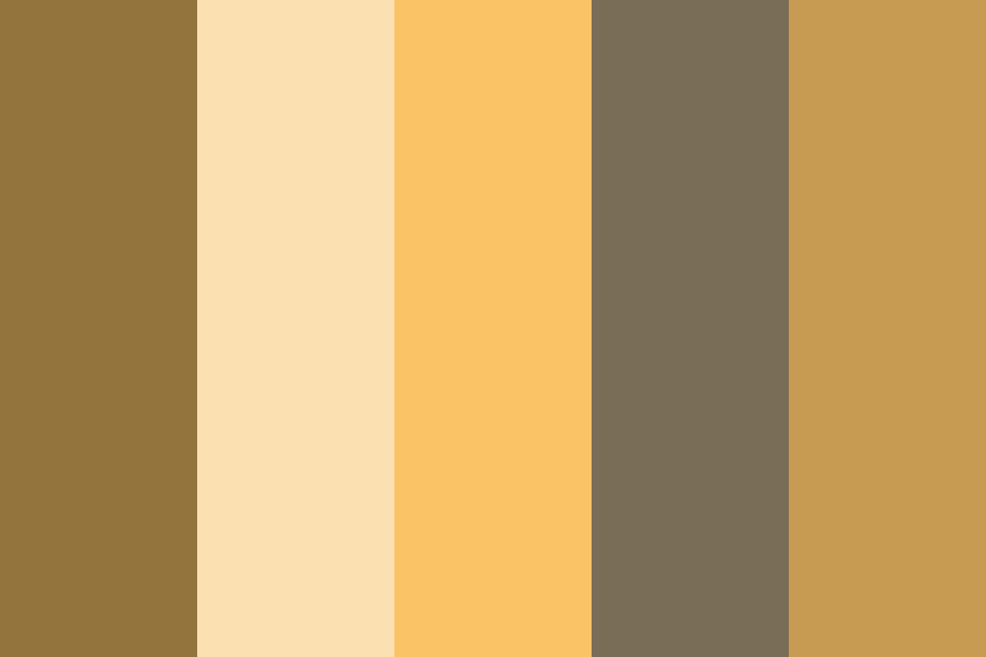 Dark Dynasty Gold Heart Color Palette