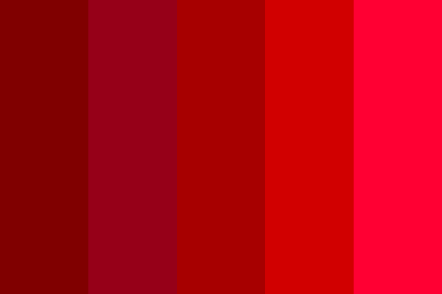 Maroon - Red Color Palette