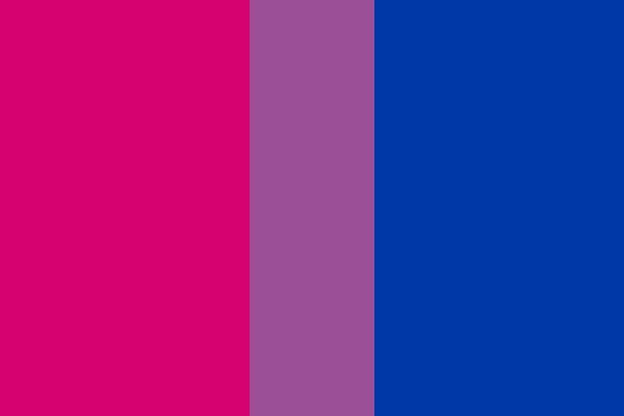 Bisexual Flag Hex color palette