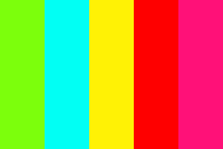 Bright Neon Colors Color Palette