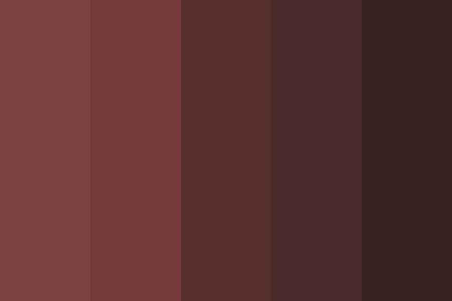 reddish brown nail color