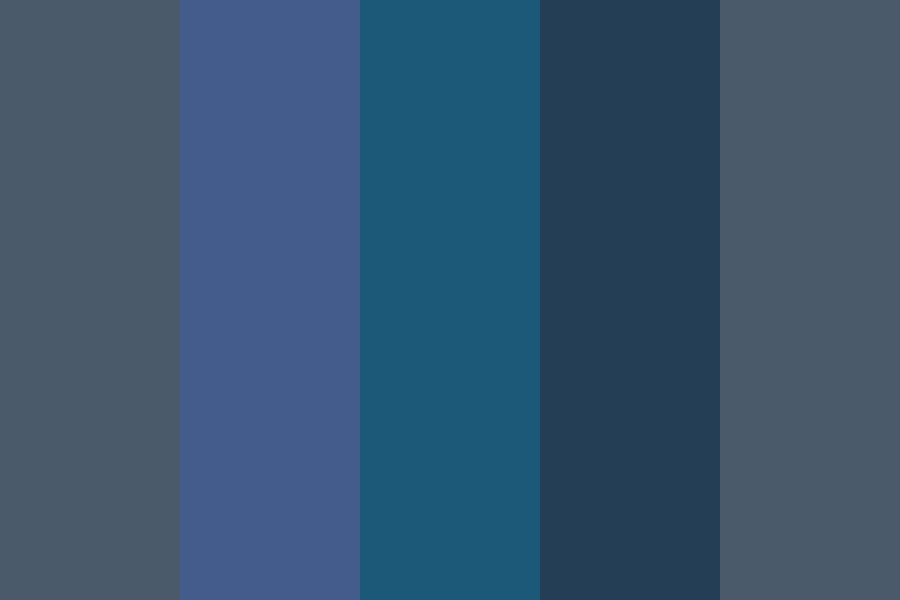 The Perfect Shade of Blue color palette