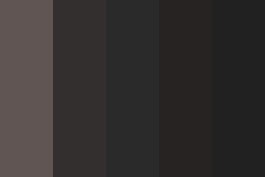 Dark Academia aesthetic color palette