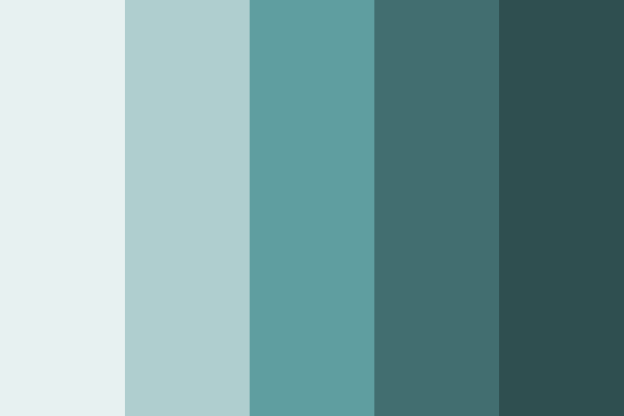 shades of Cadetblue color palette