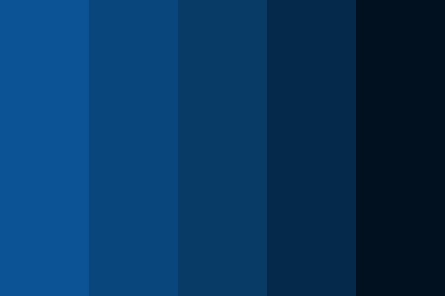 Dark Blue fade Color Palette