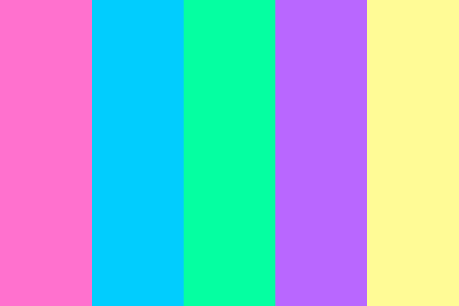 VaporWave - Color Palette from color-hex.com