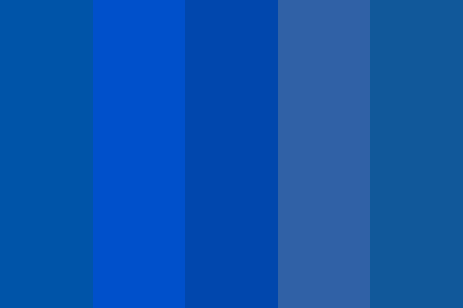 blue accent Color Palette