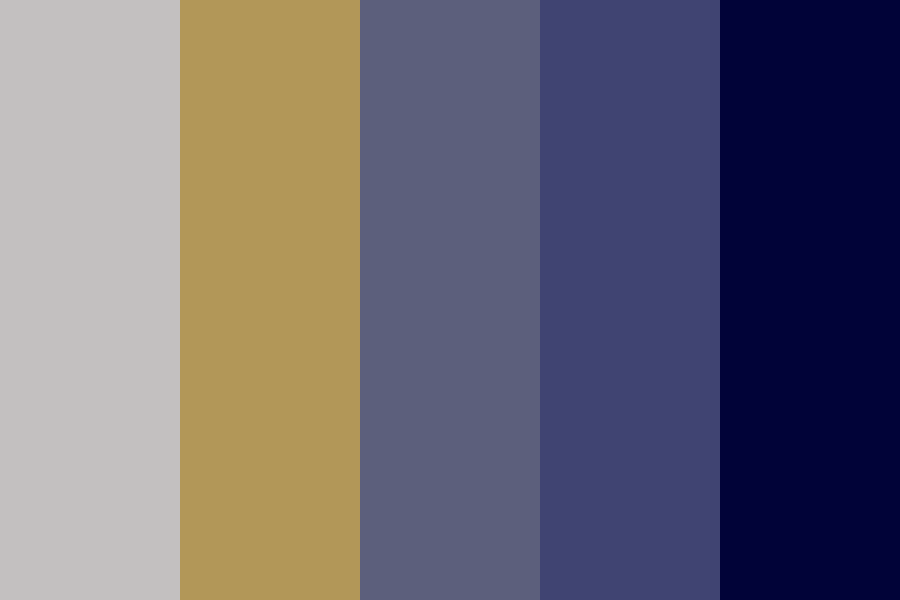 Gold and Dark blue for Barbaros Color Palette