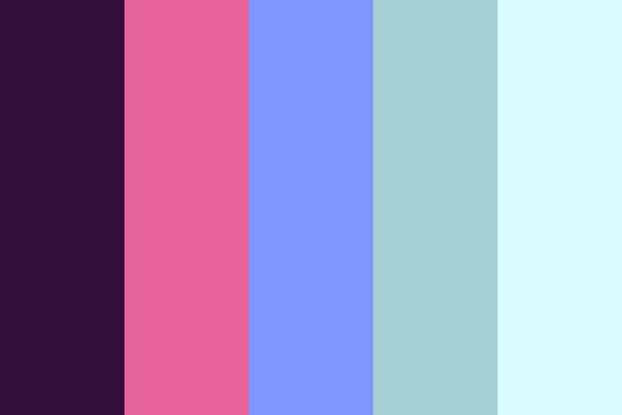 goth bisexual color palette
