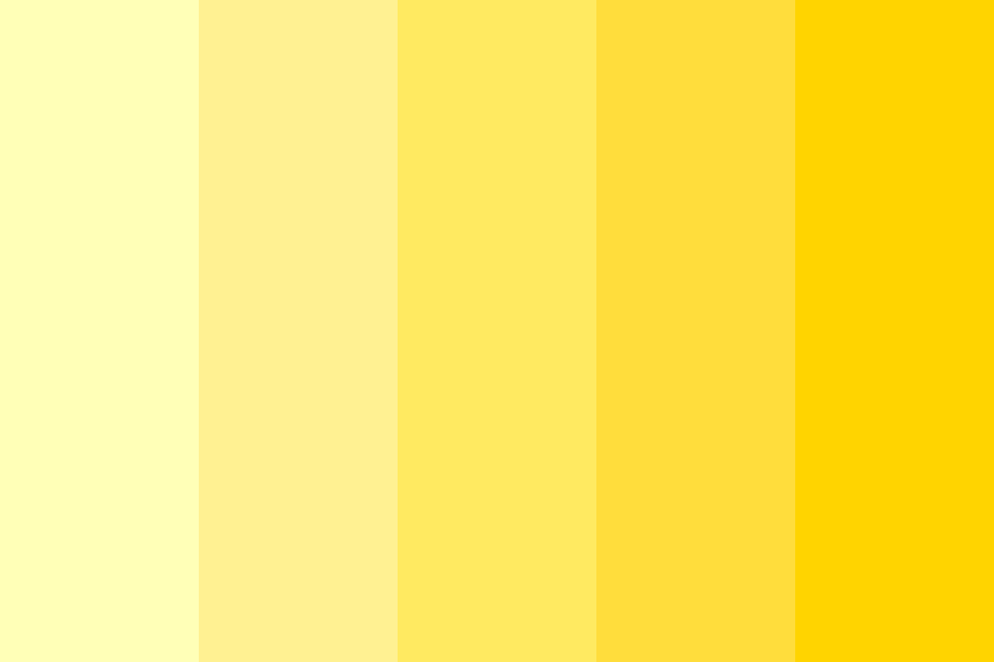 Soft Pastel - Yellow Shades Color Palette