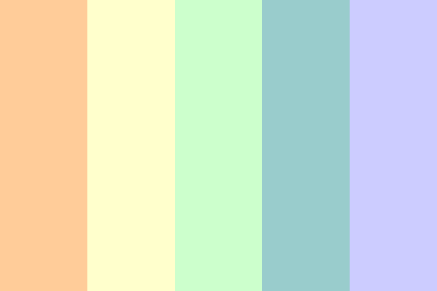 web Safe Pastels color palette