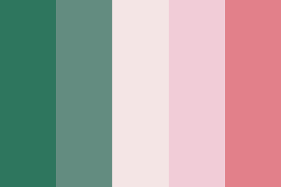 Frosted Roses color palette