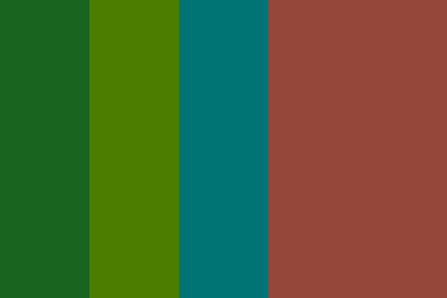 Cornice green brighter color palette