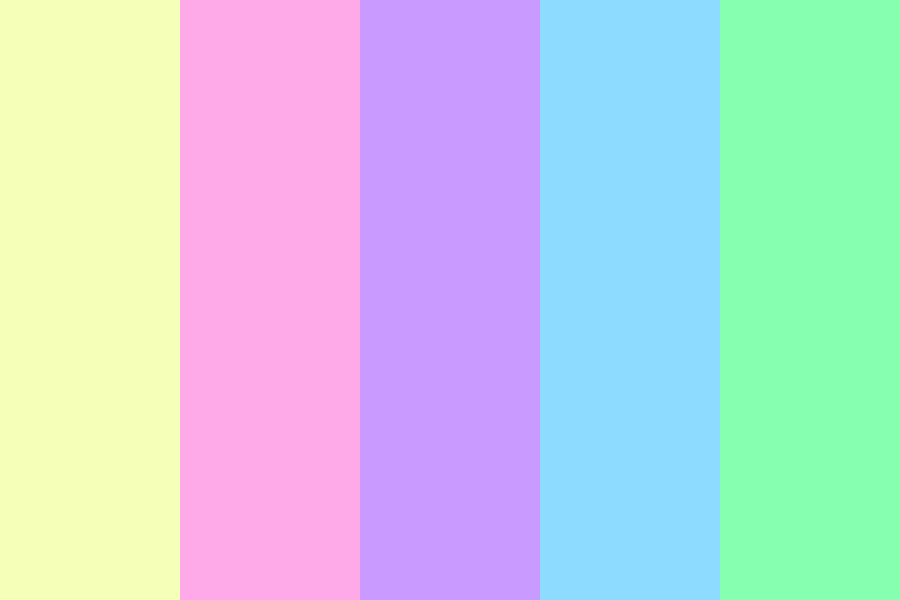 Baby-Rainbow color palette