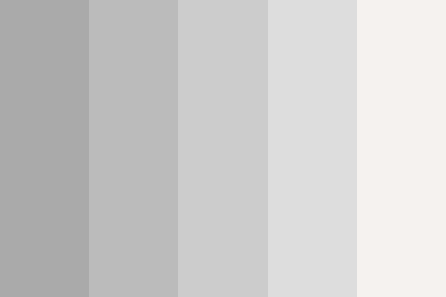 Ghostly Grays color palette