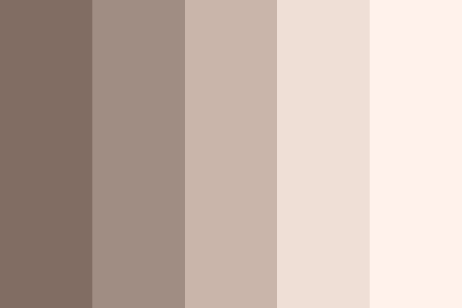Grayish Coffee Bean color palette