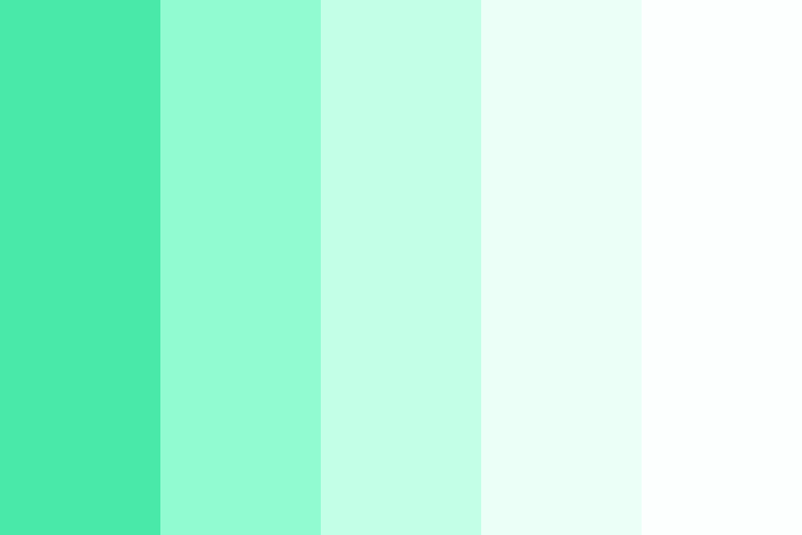 Aphrodite Aqua color palette